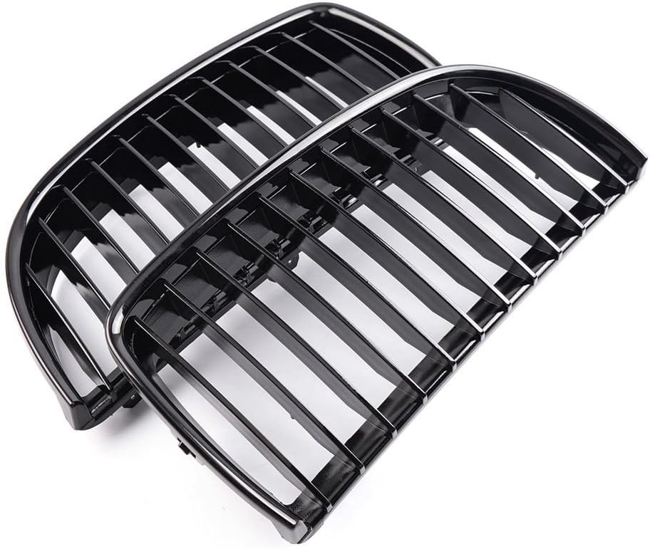 Schwarzer Frontnierengrillgrill für E90 E91 Limousine 2005-2008 4 Door, Schwarzer