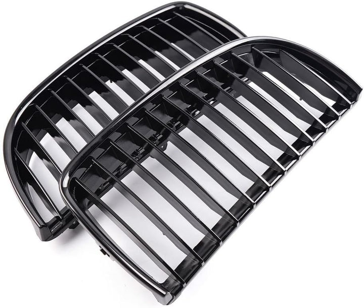 Schwarzer Frontnierengrillgrill für E90 E91 Limousine 2005-2008 4 Door, Schwarzer