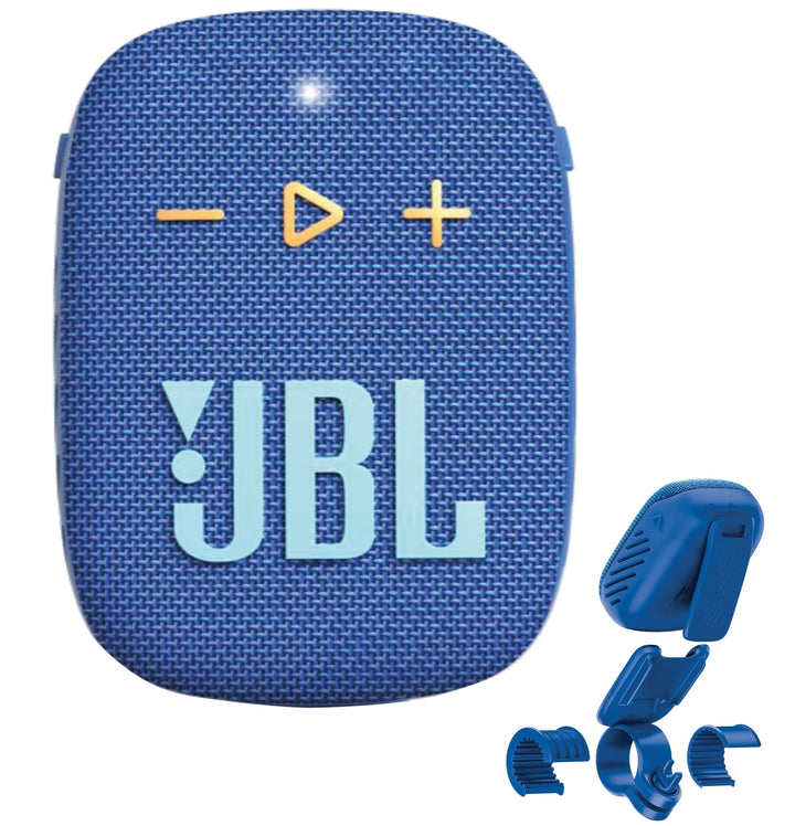 JBL Box Wind 3S Tragbarer Mini Bluetooth Lautsprecher Wasserdicht mit Clip für Sport, Fahrrad und Ro