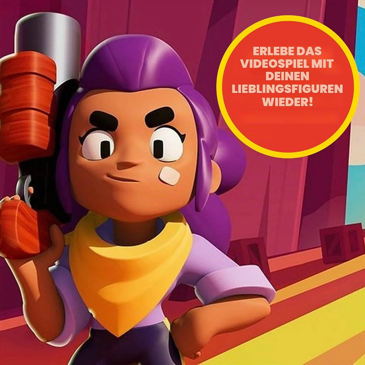 Bizak Monsterflex Brawl Stars Sammelfigur Spike, super ausziehbar und elastisch, 13 cm, 10 zum Samme