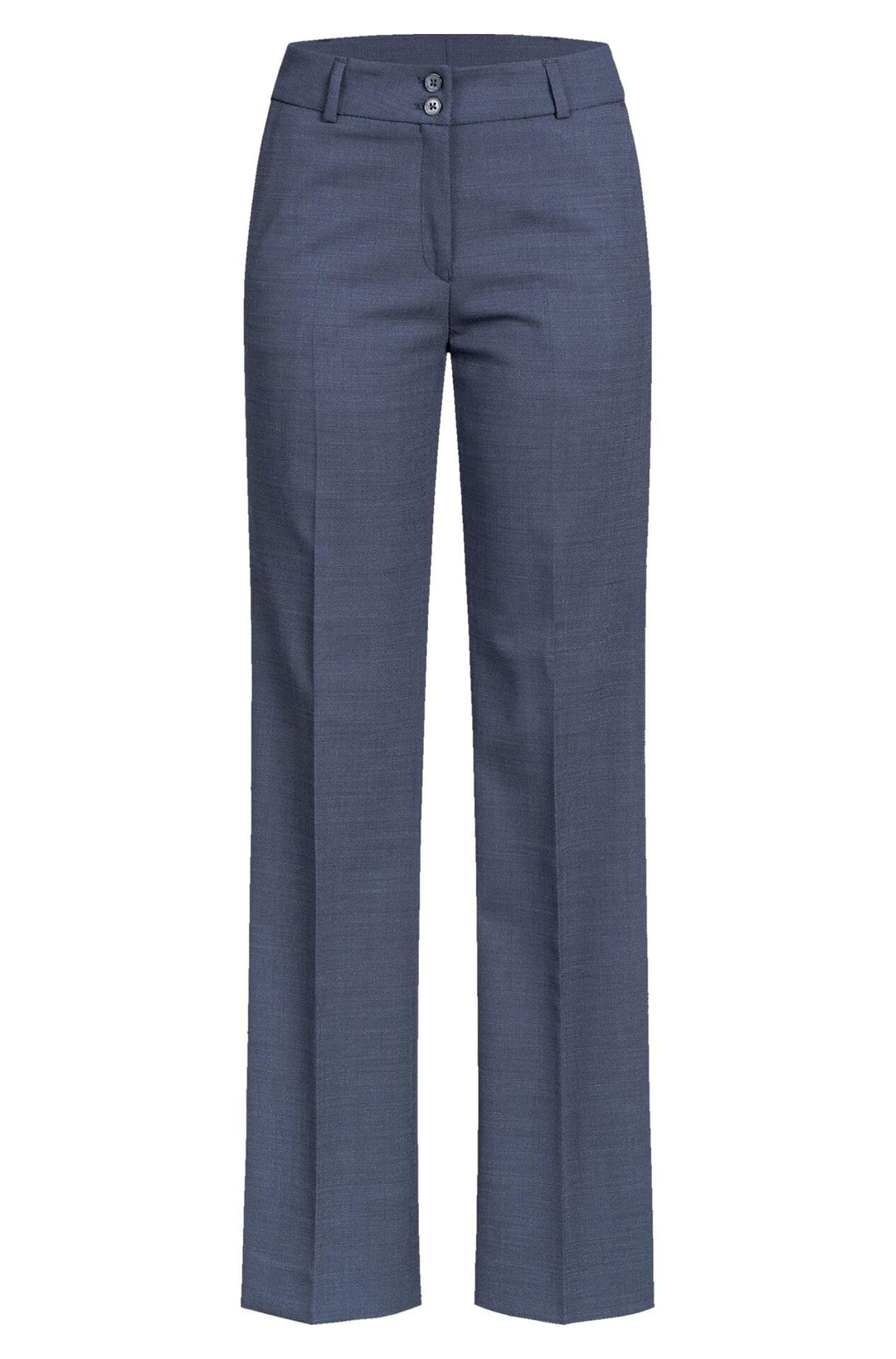 Greiff Corporate Modern with 37.5 Damen Hose Mittelblau Pinpoint 34, Mittelblau Pinpoint 34