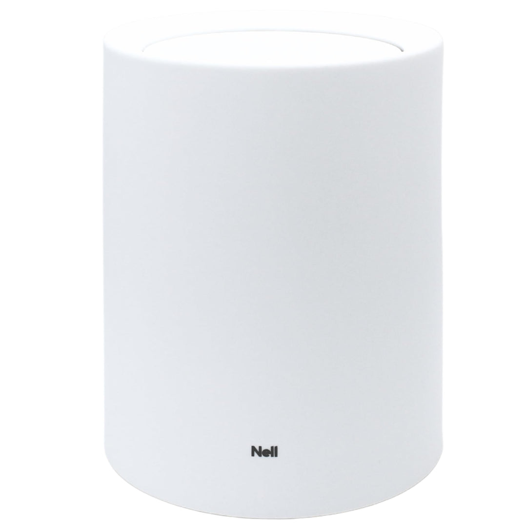 12L Schwingdeckel Mülleimer Weiss Matt – Vielseitiger Badezimmer Papierkorb & WC Mülleimer, Elegante