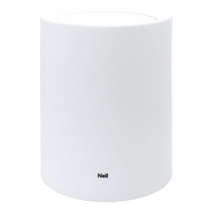 12L Schwingdeckel Mülleimer Weiss Matt – Vielseitiger Badezimmer Papierkorb & WC Mülleimer, Elegante