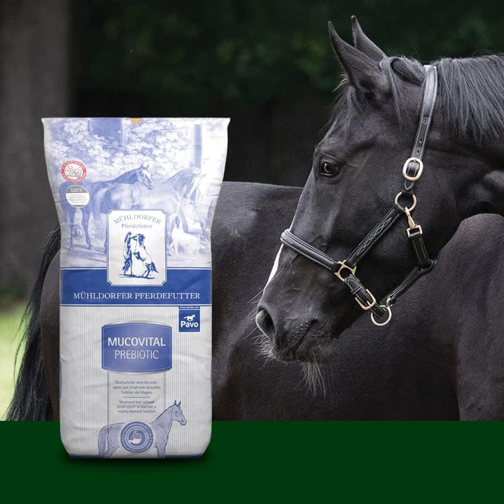 Mühldorfer Mucovital Prebiotic - 20 kg - Entzündungsregulierend - Bei Magenerkrankungen - Ohne Getre