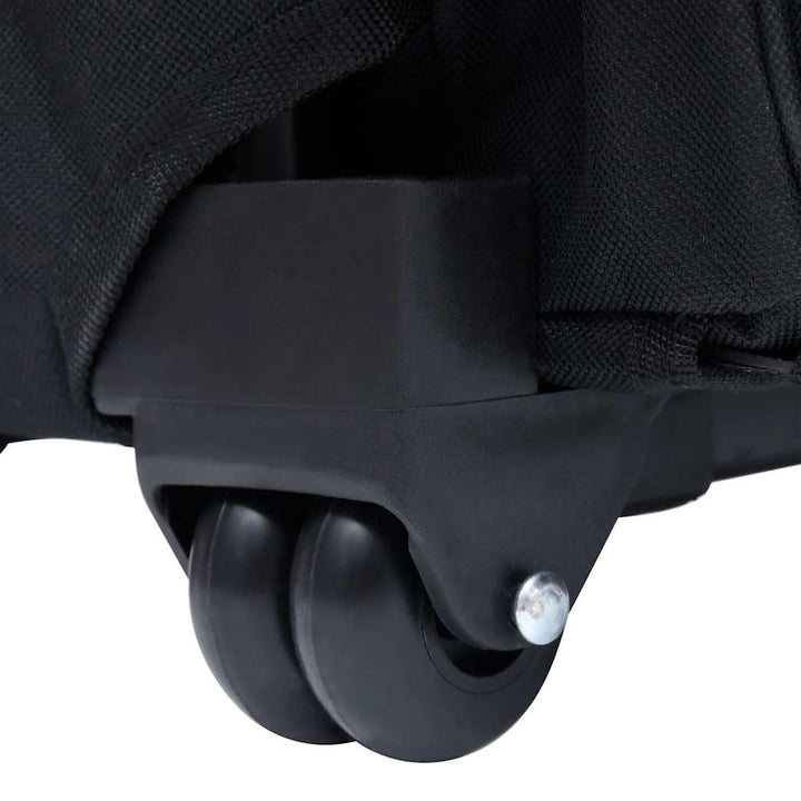 vidaXL Haustiertrolley Faltbar Schwarz Hundetrolley Rucksack Transporttasche, Schwarz