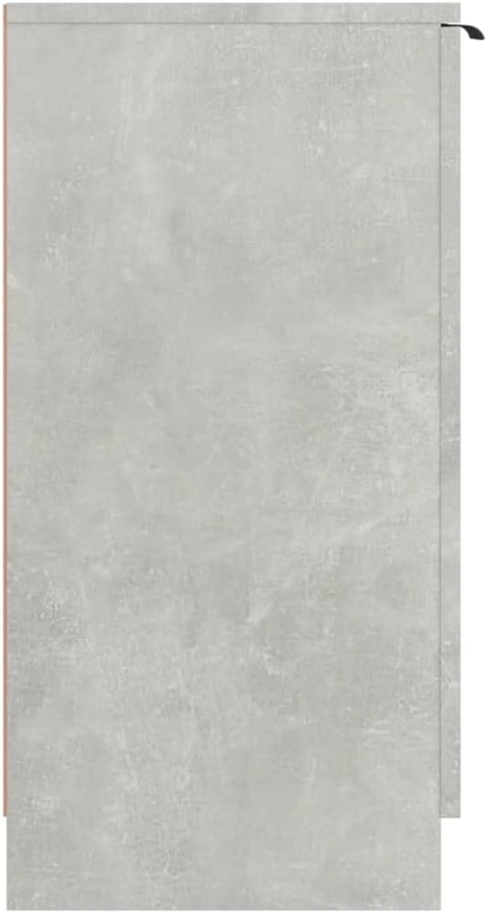 Schuhschrank Betongrau 59x35x70 cm Holzwerkstoff, Schuhe Organizer, Schuhe Aufbewahrung, Schuhregal