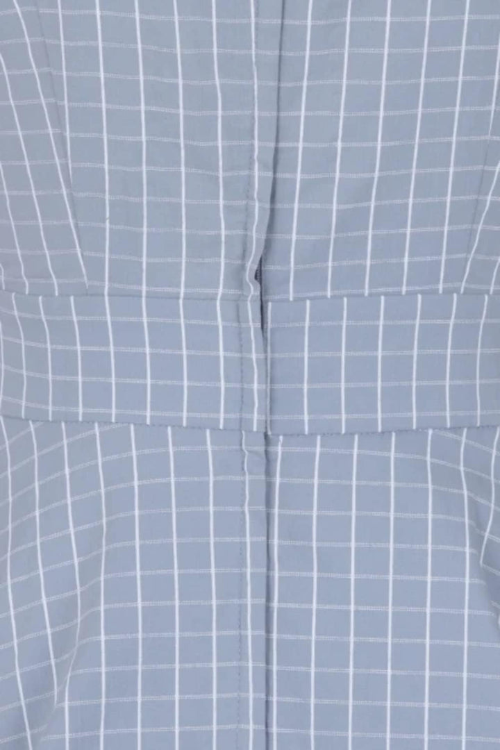 Banned Clothing - Grid Check Dress XS/Blue