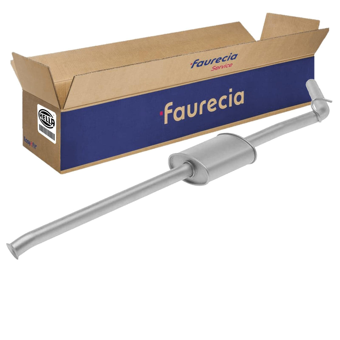 HELLA 8LC 366 025-731 Mittelschalldämpfer - Easy2Fit Kit - mitte - dreiteilig - Set mit Anbauteilen