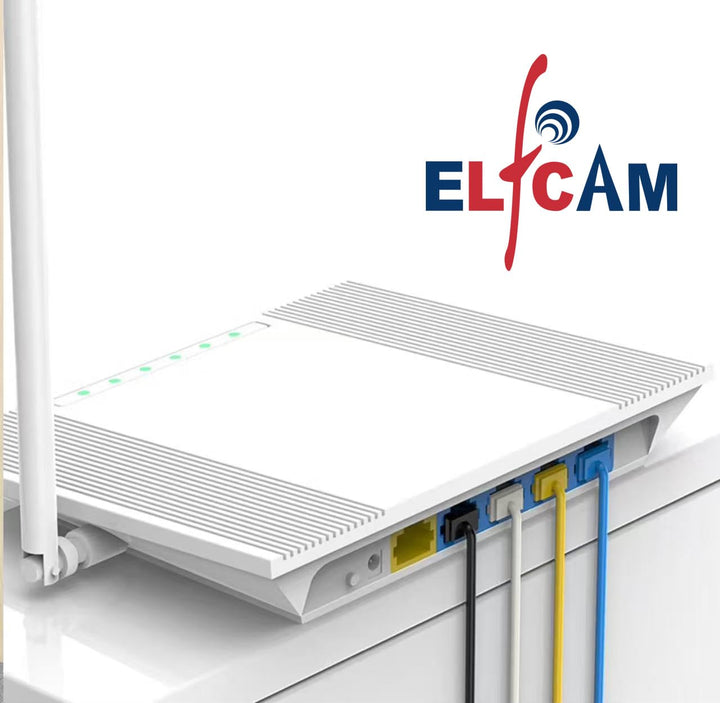Elfcam® - 20m Slim Cat 8 Ethernet Cable, LAN WAN Cable, Cat 8 SFTP 32AWG, 2000Mhz 40Gbps mit RJ45 St