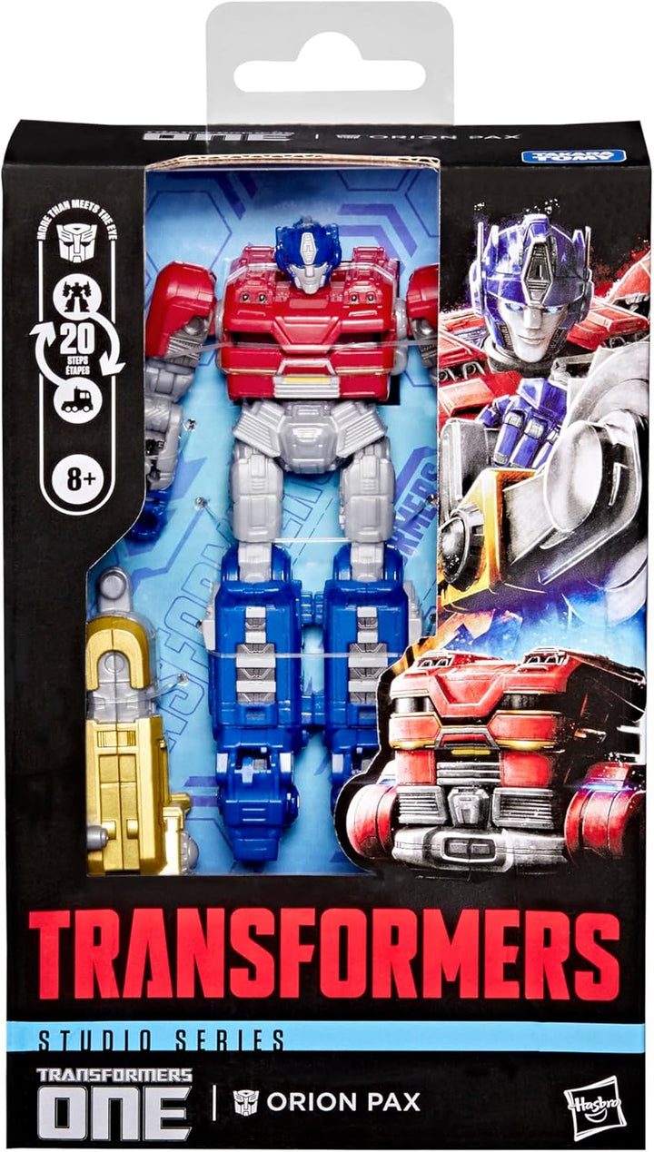Transformers Studio Series One Orion Pax, Deluxe-Klasse, verwandelbare Action-Figur (12,5 cm), Robot