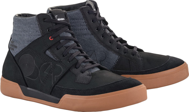 Alpinestars Grange Motorradschuhe, schwarz/blau, 7.5 (40) 40 EU Schwarz Mood Indigo, 40 EU Schwarz M