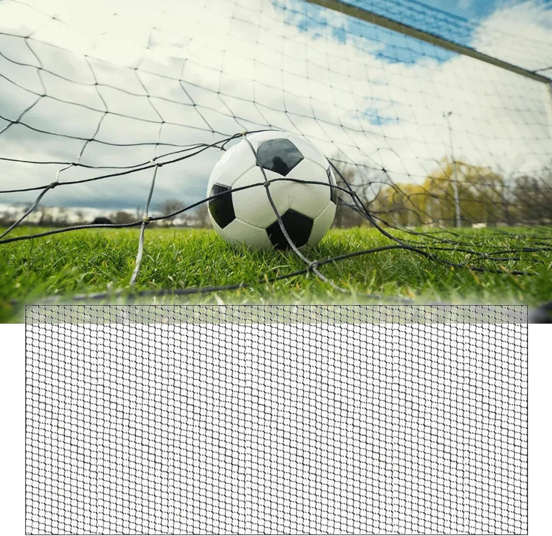Ballfangnetz für Soccer-Training Fussballnetze für den Garten und Hinterhof Schwarz L, Schwarz L
