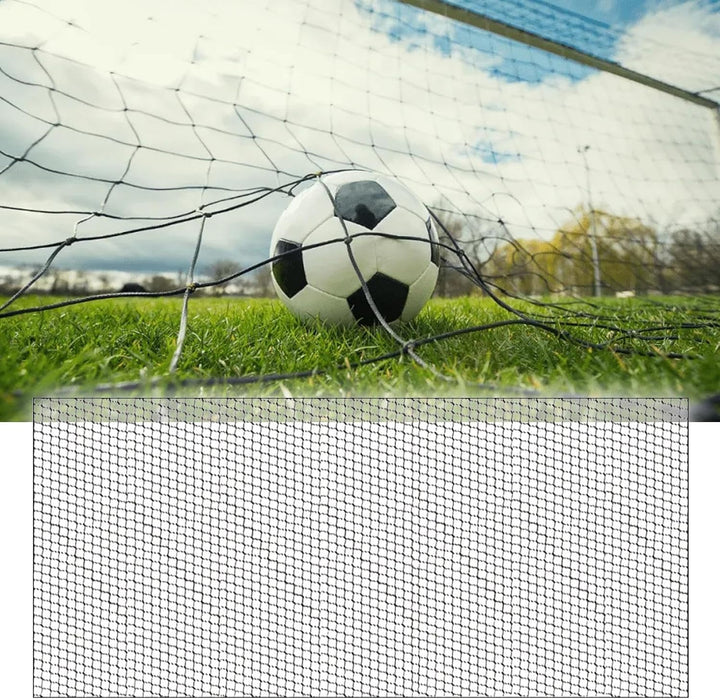 Ballfangnetz für Soccer-Training Fussballnetze für den Garten und Hinterhof Schwarz L, Schwarz L