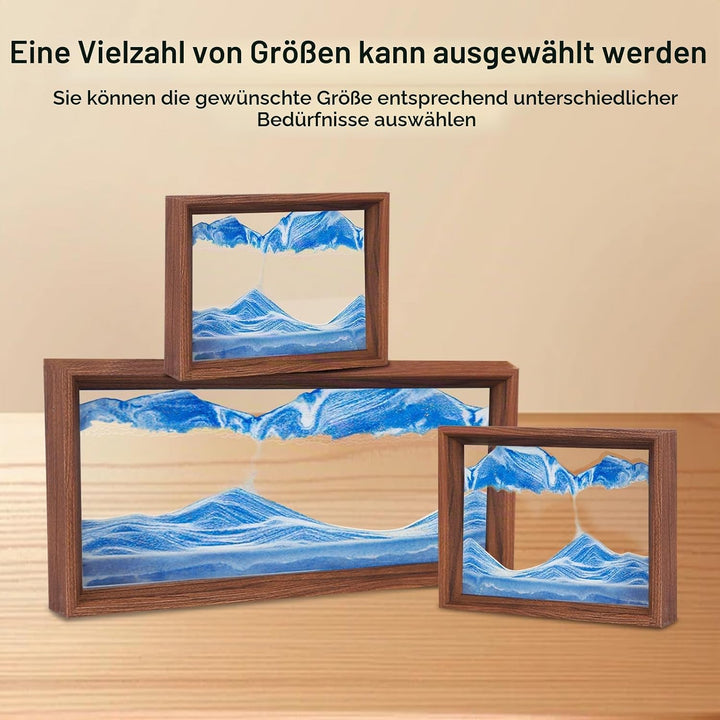 AzureLeap Sandbilder zum Drehen 3D Sandscape die Sandkunst in Tiefsee Fliessende Sandmalerei Sandbil