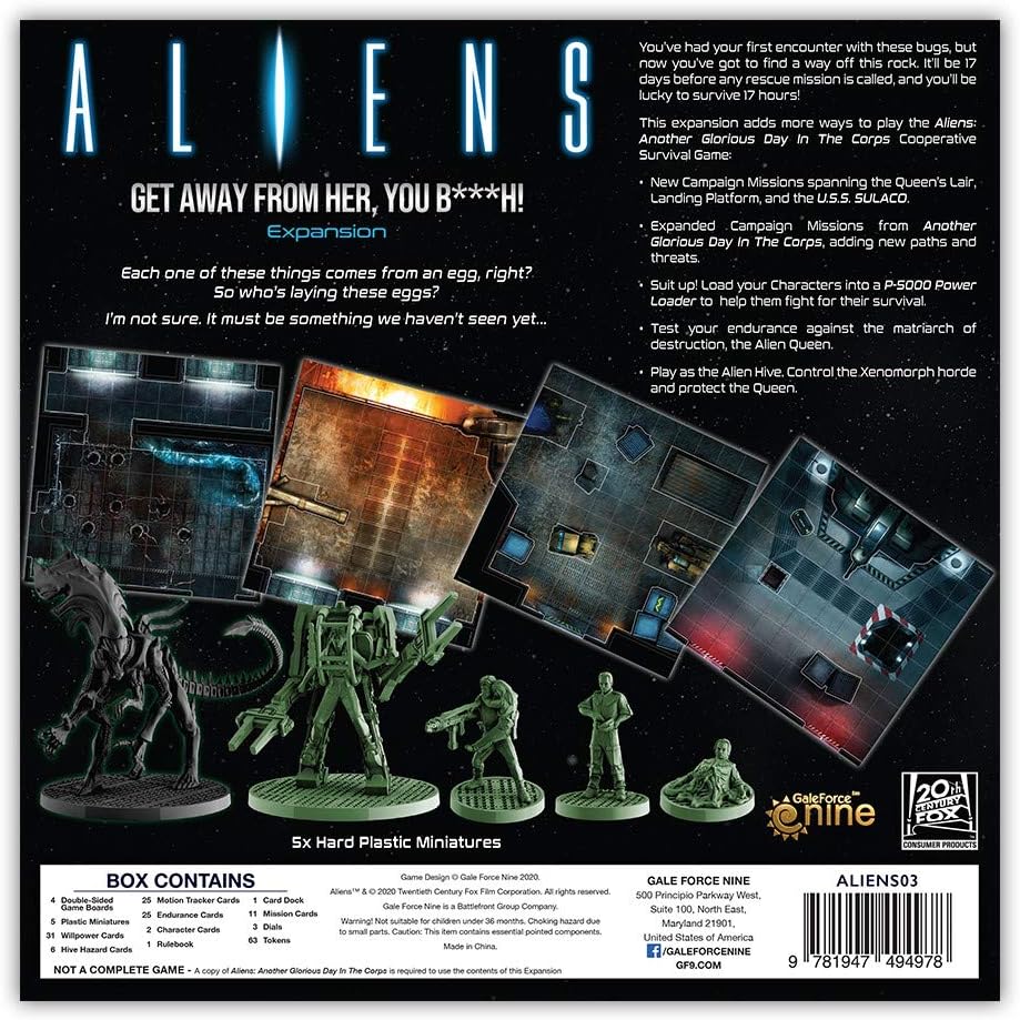Gale Force Nine ALI03 - Aliens: Get Away From Her, You B***h!