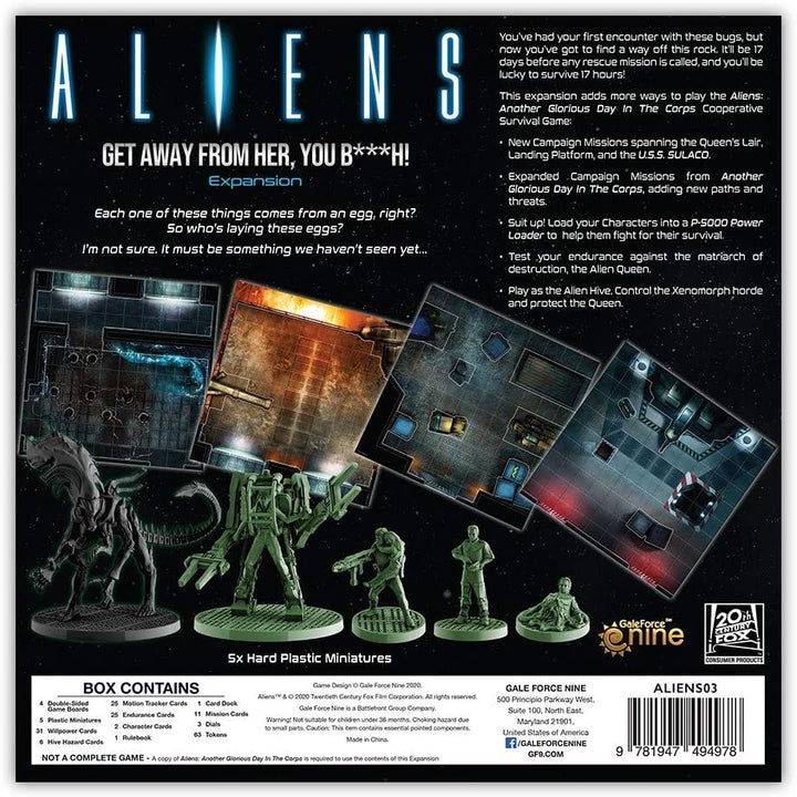 Gale Force Nine ALI03 - Aliens: Get Away From Her, You B***h!