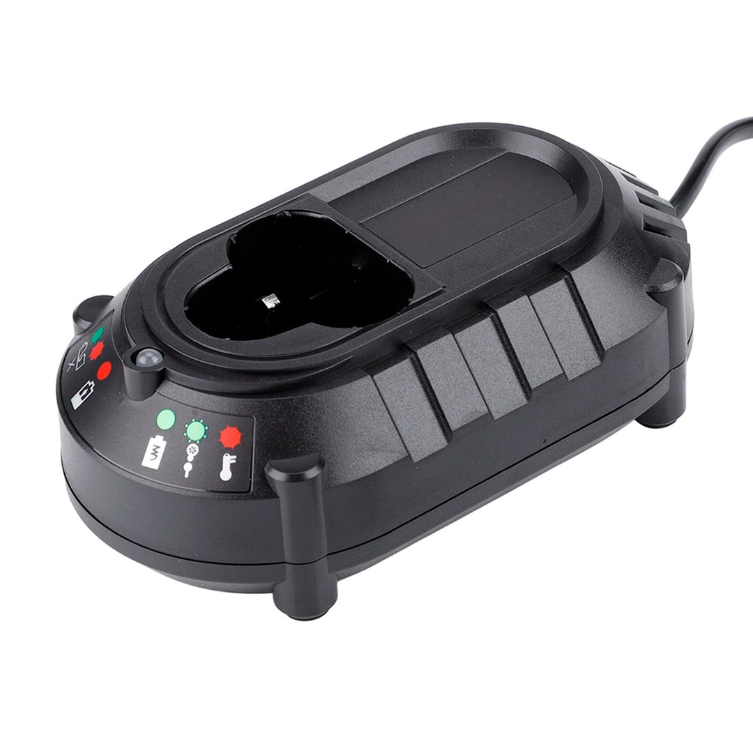 Ersatzladegerät für Makita, 10,8 V 12 V Lithium Akku Ladegerät für mit LED Anzeige DC10WA DF030D (Eu
