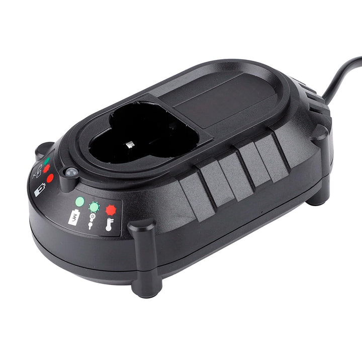 Ersatzladegerät für Makita, 10,8 V 12 V Lithium Akku Ladegerät für mit LED Anzeige DC10WA DF030D (Eu