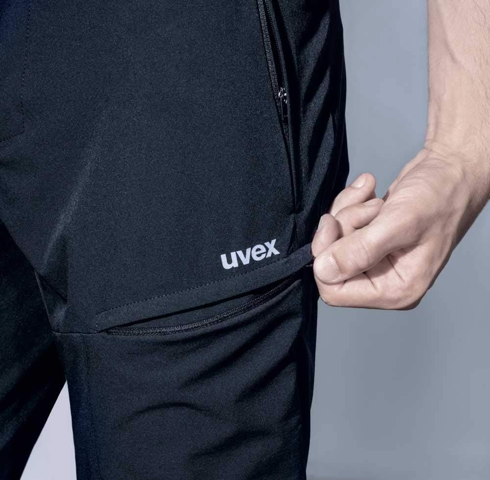 Uvex Kollektion 26 Herren-Arbeitshose - Schwarze Männer-Langhose mit Vielfältige Taschen 46