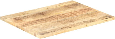 vidaXL Mangoholz Massiv Tischplatte Massivholzplatte Holzplatte Ersatztischplatte Holz Platte für Es