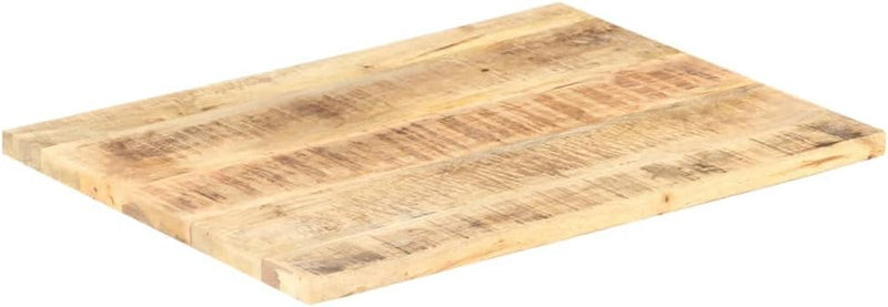 vidaXL Mangoholz Massiv Tischplatte Massivholzplatte Holzplatte Ersatztischplatte Holz Platte für Es