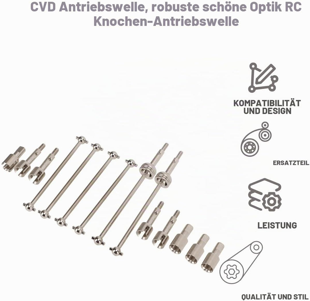 BONKZEBU CVD-Antriebswelle wltoys 144001 ersatzteile Langlebig, Robust, Schönes Aussehen, RC-Hundekn