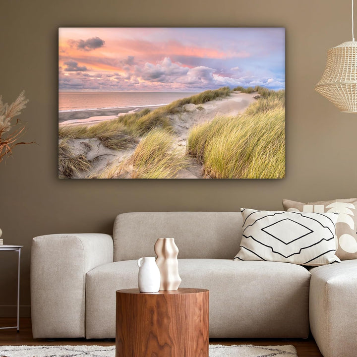 MuchoWow© Bild auf Leinwand Gross 120x80 cm XXL Gemälde Leinwandbild Dekoration Wohnzimmer Bilder Wa