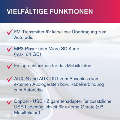 Albrecht DR56 C Digitalradio-Tuner mit Farbdisplay, 27156, zum Aufrüsten für Autoradios, FM-Transmit
