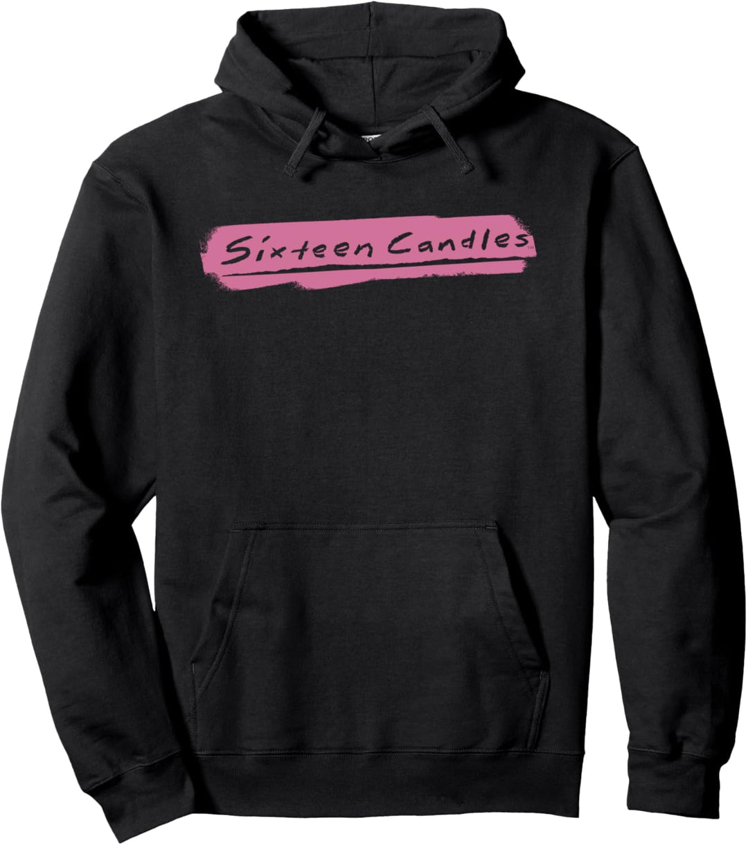 Sixteen Candles Pink Paint Stencil Logo Pullover Hoodie