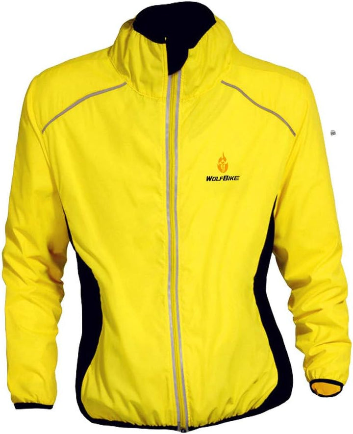 WOSAWE Herren-Fahrradjacke Winddichte wasserdichte MTB Mountainbike Jacket Für Radfahren, Joggen & W