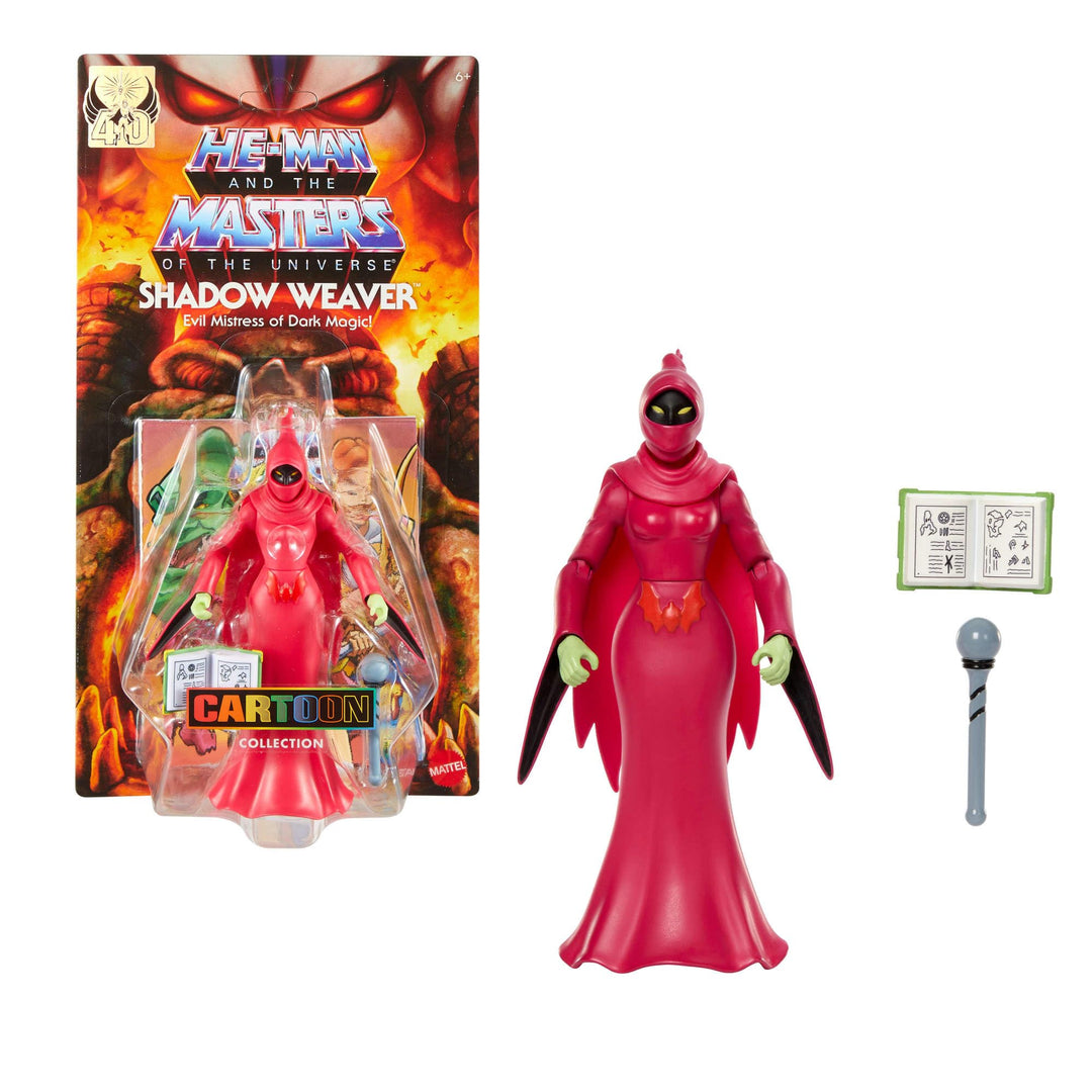 Masters of The Universe Origins Actionfigur Shadow Weaver aus der Cartoon-Kollektion, ca. 14 cm gros