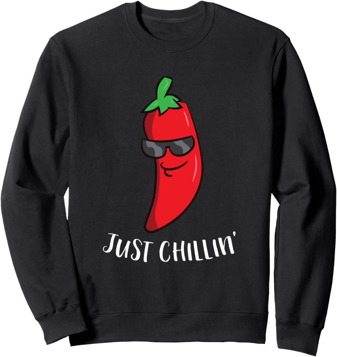 Just Chillin Liebe Chilis Cinco De Mayo Lustige Chili Sweatshirt