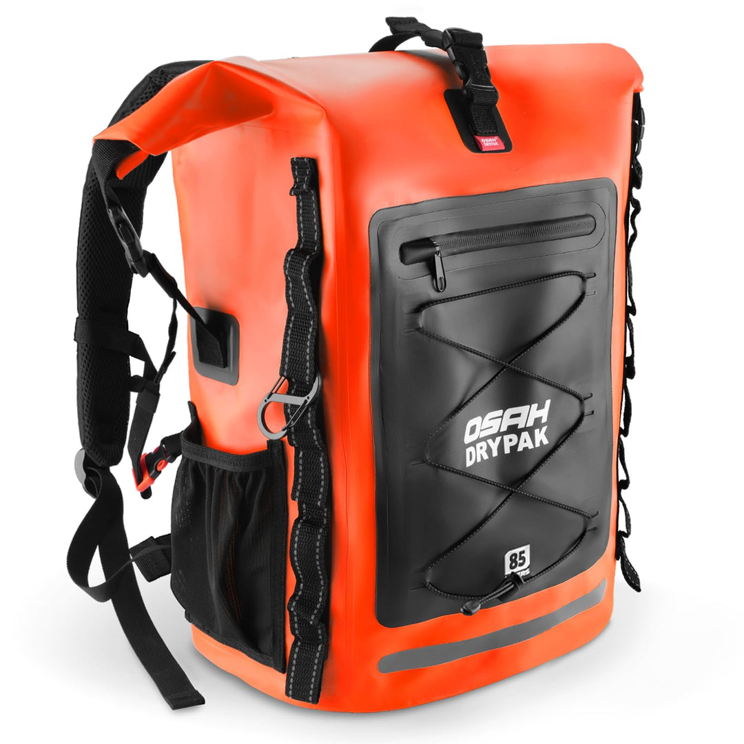 OSAH DRYPAK Wasserdichter Rucksack – 25L/35L/55L/85L Dry Bag Rolltop Outdoor Backpack mit Robustem R