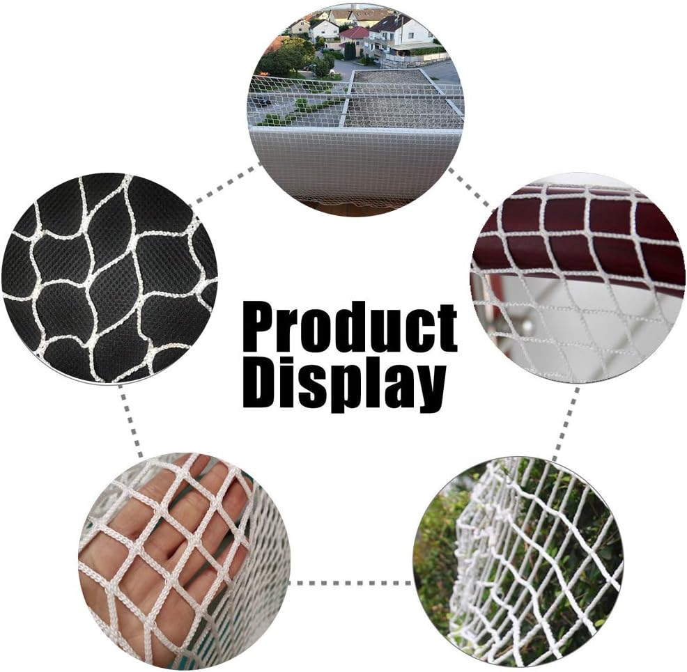 YOAI Universal Schutznetz Katzennetz Sicherheitsnetz für Balkon Fenster, Hochbett Rausfallschutz Tre