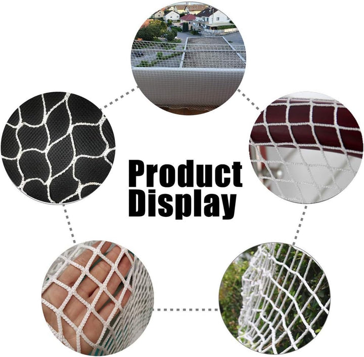 YOAI Universal Schutznetz Katzennetz Sicherheitsnetz für Balkon Fenster, Hochbett Rausfallschutz Tre