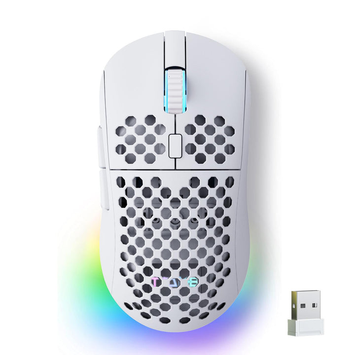 TMKB Falcon M1 Kabellose Gaming Maus - 24000 DPI, 180h Akku, 90g Leichtbau, 6 programmierbare Tasten