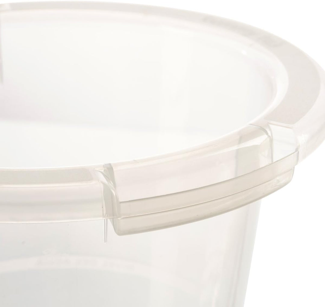 tummy tub das Original - Badeeimer kippsicher, rutschfest und schadstofffrei, transparent, für Klein