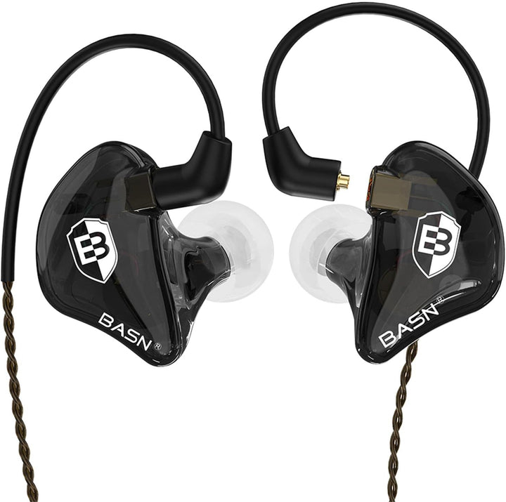 BASN Bsinger In-Ear-Monitore Geräuschisolierende Kopfhörer, Dual-dynamische Treiber High Definition