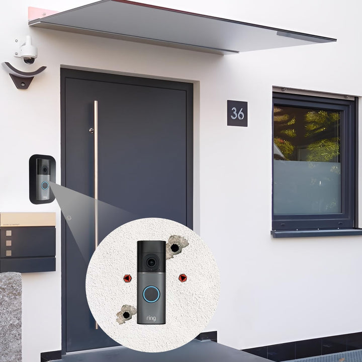 Edelstahl Blende für Ring Videotürklingel/Video Doorbell Wired Plus Kabel & Pro Kabel, Türklingel Ha