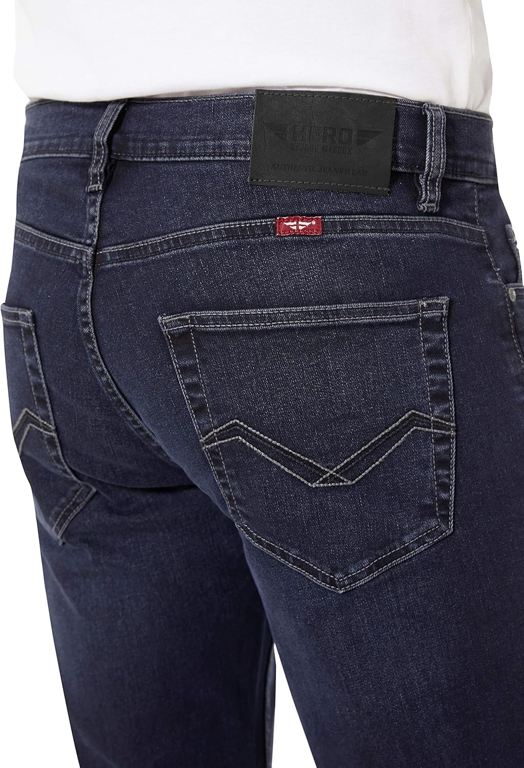 HERO BY JOHN MEDOOX Regular Straight Stretch 31W / 30L Indigo Wash, 31W / 30L Indigo Wash