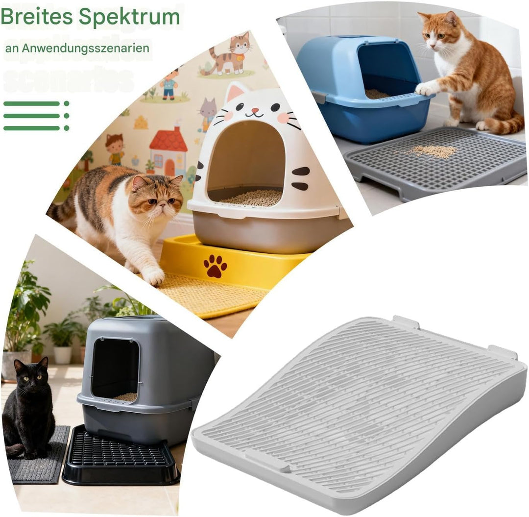 Rampe Für Die Katzentoilette,Höhenverstellbare Treppe Für Die Abfallsammlung Von Haustierkätzchen -