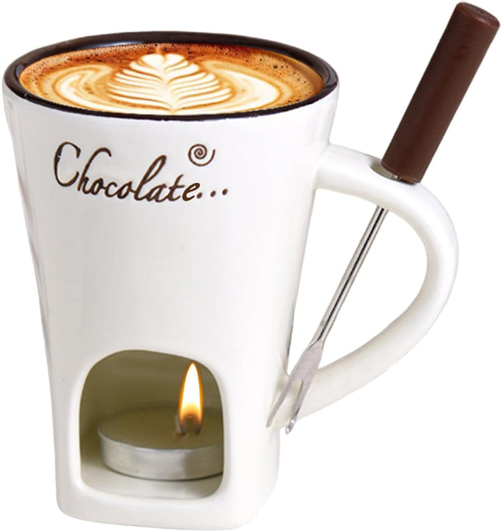 Generisch Schokofondue Tasse,Becher Zum Schmelzen Von Schokolade,Süsse Fondue Tasse, Käse Schmelztop