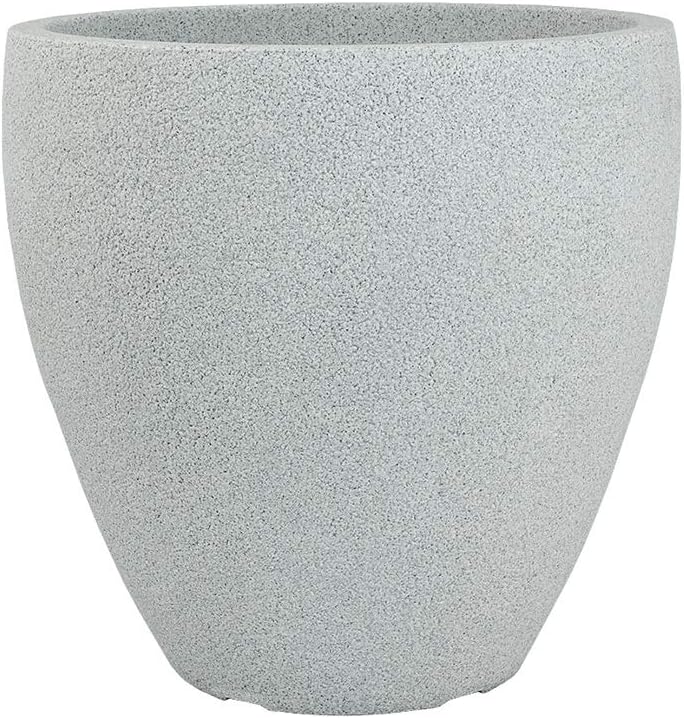 Pflanzwerk® Pflanzkübel Kunststoff Cup Grau Ø56cm Blumentopf *Frostbeständige Blumenkübel* *100% ÖKO