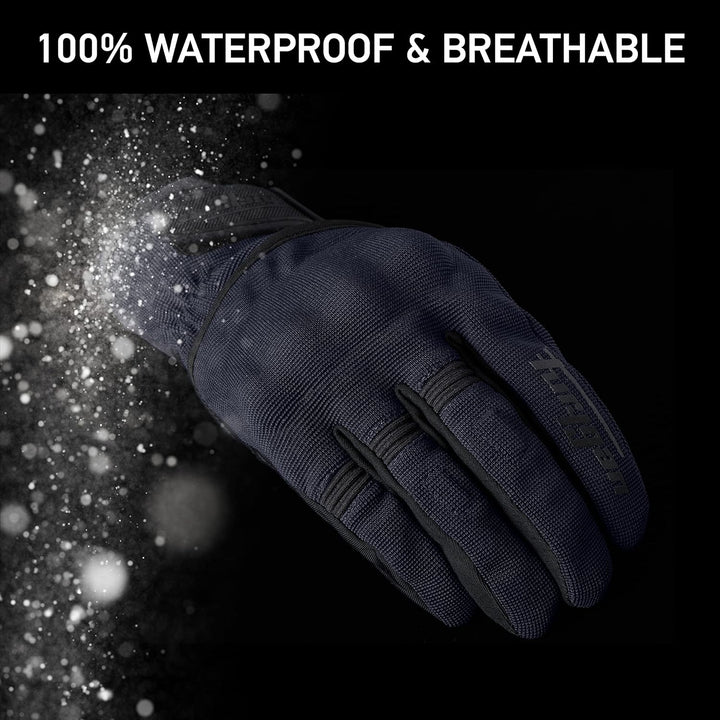 Furygan Jet D3O – Motorradhandschuhe für Herren – Handfläche 100% Leder – Touchscreen – Komfort – So
