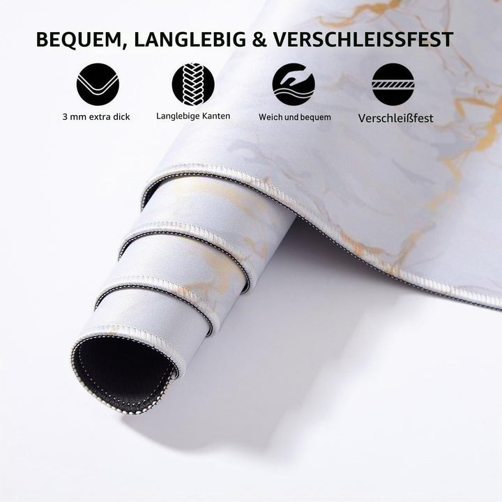 Schreibtischunterlage Mauspad, Mauspad XXXL 900 x 400mm, Mausunterlage Gross, Gaming Mouse Pad, Ausl