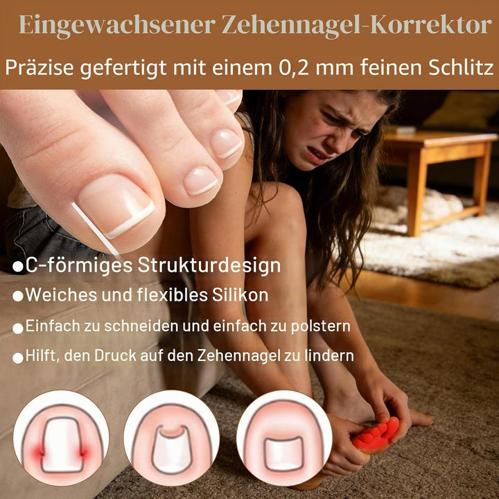 Joycabin Eingewachsene Zehennägel Set, Zehennagel-Heber, Zehennagelheber Werkzeugset, Nagelspangen Z