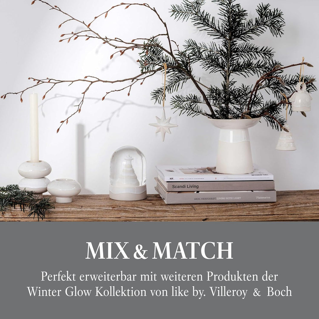 like. by Villeroy & Boch Winter Glow Adventskranz, 26x26x5,5 cm, Adventskranz