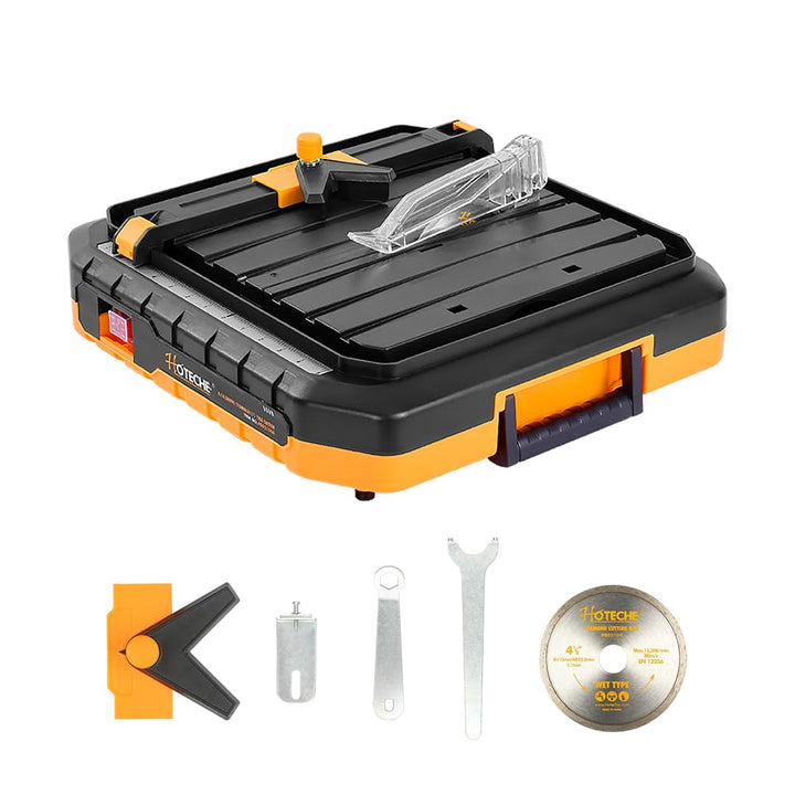 Hoteche elektrischer Fliesenschneider 500W mit Elektromagnetischem Schalter 5200RPM Arbeitsfläche 33