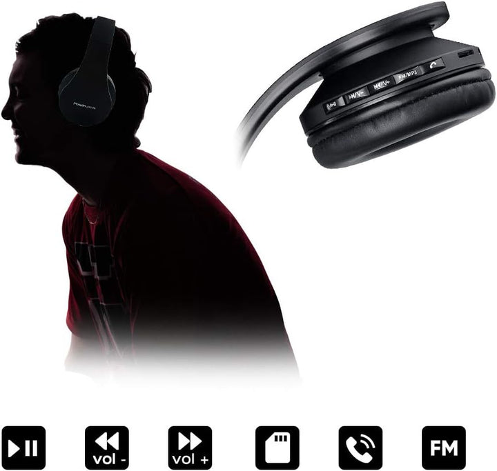 PowerLocus P1 Bluetooth Kopfhörer Kabellos, Wireless 5.0 Bluetooth Kopfhörer Over-Ear, Over Ear Kopf