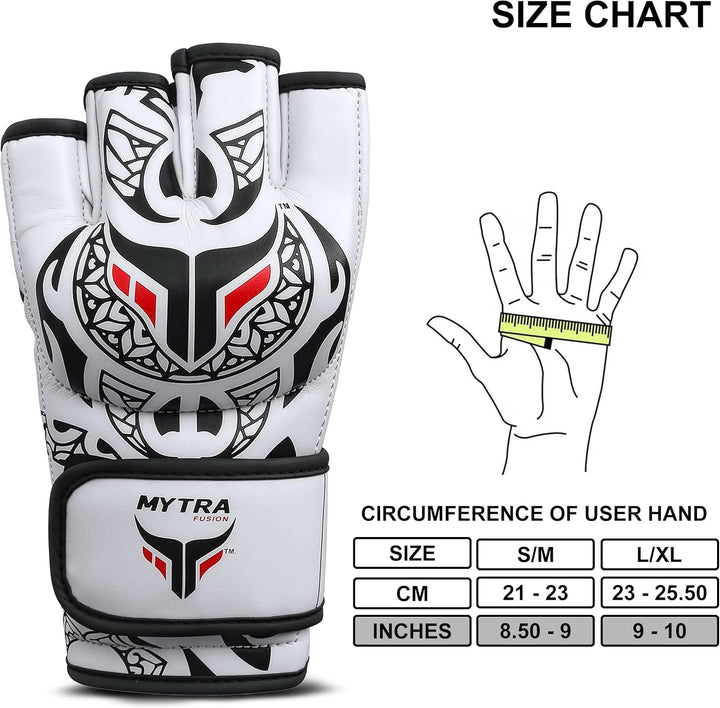 MMA Handschuhe Männer und Frauen — Atmungsaktives Offenes Handflächendesign Grappling & MMA Sparring